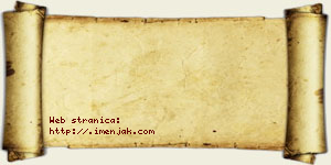 Ivanka Vidaković vizit kartica